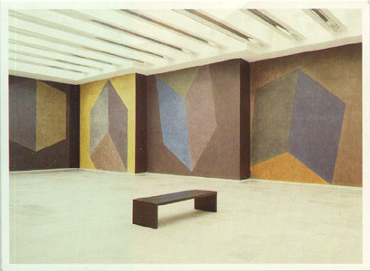 Tilted Forms - Walldrawings, Münster, 1987