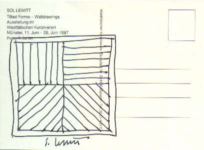 Tilted Forms - Walldrawings, Münster, 1987